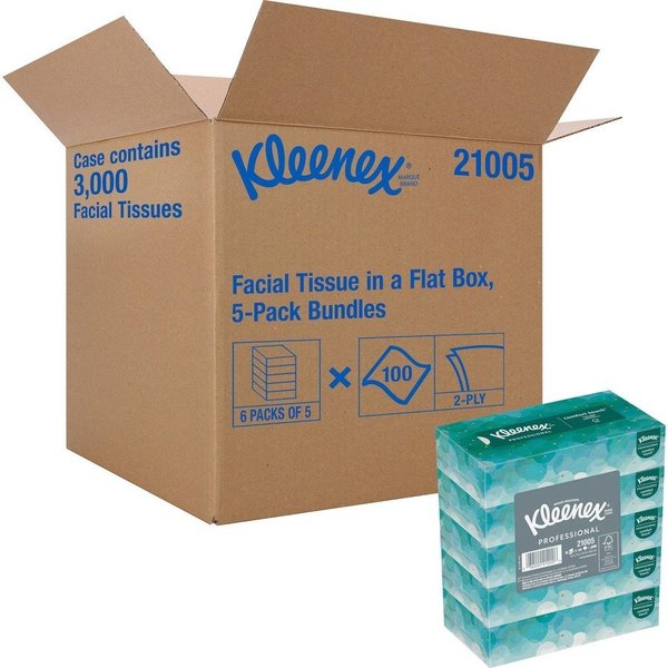 Kleenex Tissue, Facial, 6PK KCC21005CT